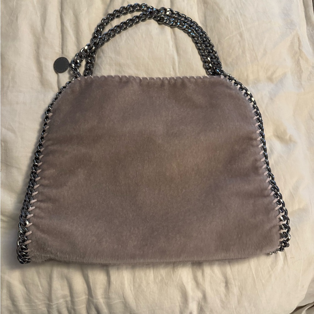 Stella McCartney Gray Three Chain Falabella Tote